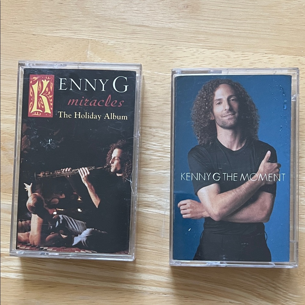 Kenny G 2 Cassette Tape Set Miracles & The Moment